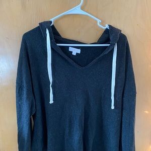 Super soft, slightly cropped light hoodie